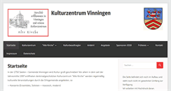 Desktop Screenshot of kulturzentrum-vinningen.de